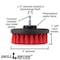 Drill Brush Power Scrubber By Useful Products 4 in W 4 in L Brush, Red 4in-Lim-Red-Short-QC - alternate 4